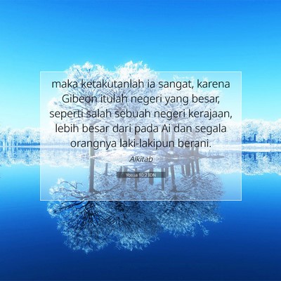 Yosua 10:2 IDN Gambar Ayat Alkitab