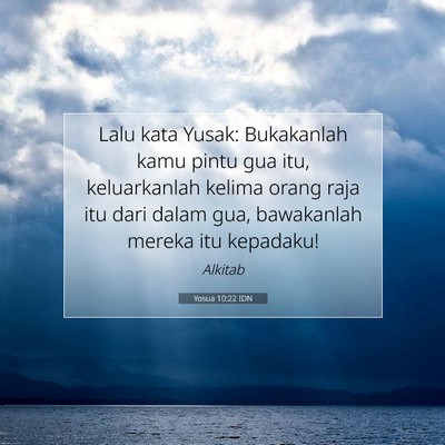 Yosua 10:22 Ayat Alkitab Dijelaskan