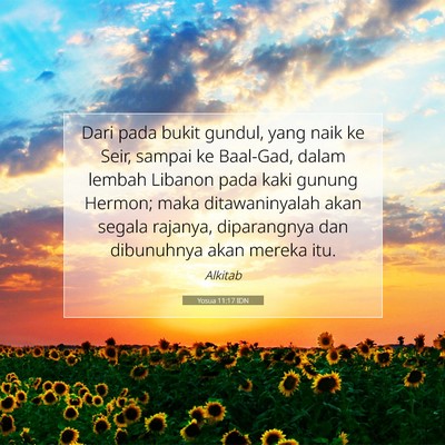 Yosua 11:17 IDN Gambar Ayat Alkitab