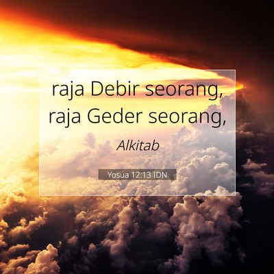 Yosua 12:13 Ayat Alkitab Dijelaskan