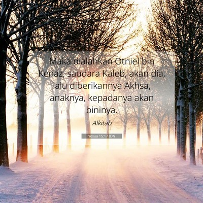 Yosua 15:17 IDN Gambar Ayat Alkitab