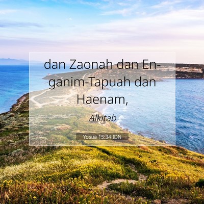 Yosua 15:34 IDN Gambar Ayat Alkitab