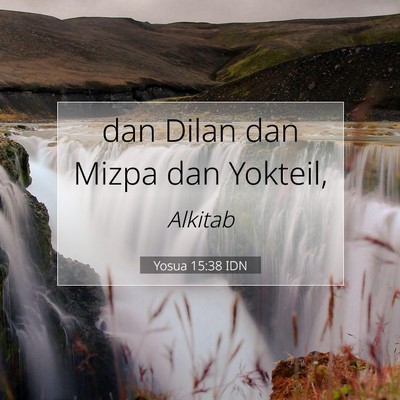Yosua 15:38 IDN Gambar Ayat Alkitab
