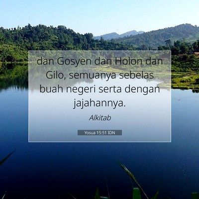 Yosua 15:51 IDN Gambar Ayat Alkitab