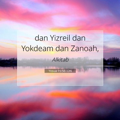 Yosua 15:56 IDN Gambar Ayat Alkitab