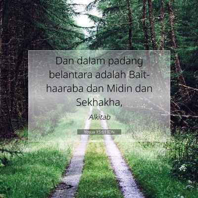 Yosua 15:61 IDN Gambar Ayat Alkitab