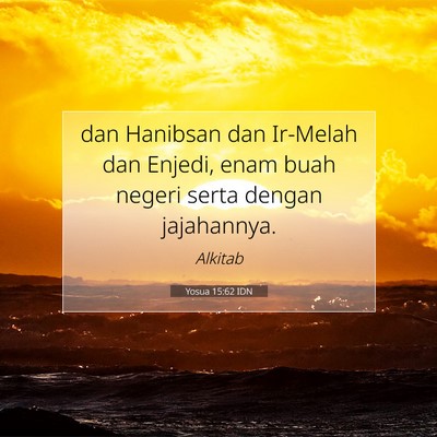 Yosua 15:62 IDN Gambar Ayat Alkitab