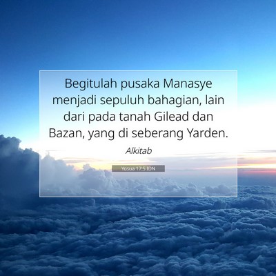 Yosua 17:5 Ayat Alkitab Dijelaskan