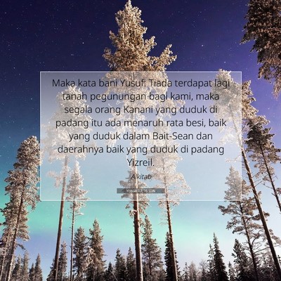 Yosua 17:16 IDN Gambar Ayat Alkitab