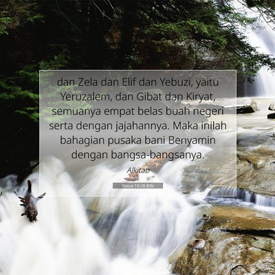 Yosua 18:28 Ayat Alkitab Dijelaskan
