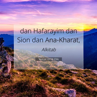 Yosua 19:19 Ayat Alkitab Dijelaskan