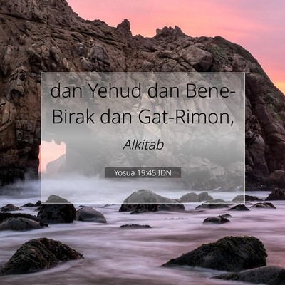 Yosua 19:45 Ayat Alkitab Dijelaskan