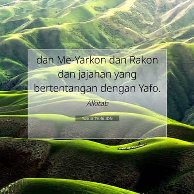 Yosua 19:46 Ayat Alkitab Dijelaskan