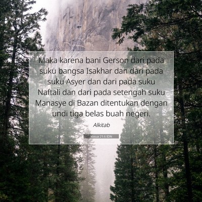 Yosua 21:6 Ayat Alkitab Dijelaskan