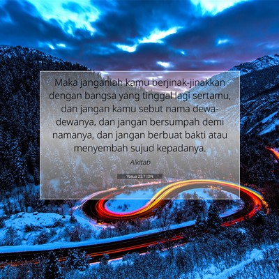 Yosua 23:7 IDN Gambar Ayat Alkitab