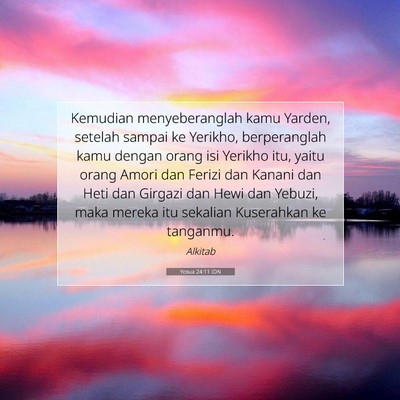 Yosua 24:11 IDN Gambar Ayat Alkitab