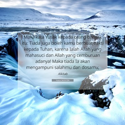 Yosua 24:19 IDN Gambar Ayat Alkitab