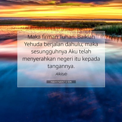 Hakim-hakim 1:2 Ayat Alkitab Dijelaskan