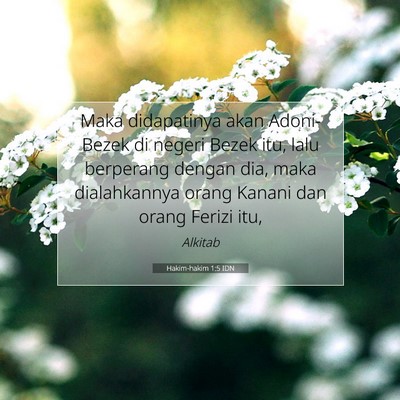 Hakim-hakim 1:5 Ayat Alkitab Dijelaskan