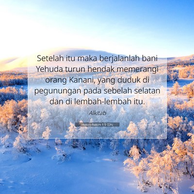 Hakim-hakim 1:9 Ayat Alkitab Dijelaskan
