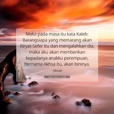 Hakim-hakim 1:12 Ayat Alkitab Dijelaskan