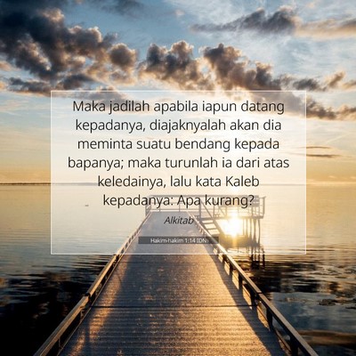 Hakim-hakim 1:14 Ayat Alkitab Dijelaskan