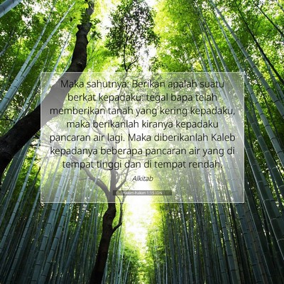 Hakim-hakim 1:15 Ayat Alkitab Dijelaskan