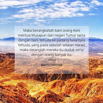 Hakim-hakim 1:16 Ayat Alkitab Dijelaskan