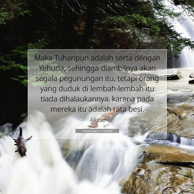 Hakim-hakim 1:19 Ayat Alkitab Dijelaskan