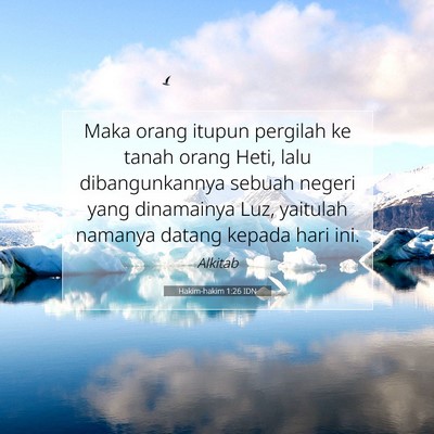 Hakim-hakim 1:26 Ayat Alkitab Dijelaskan