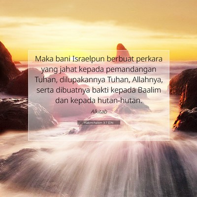 Hakim-hakim 3:7 IDN Gambar Ayat Alkitab