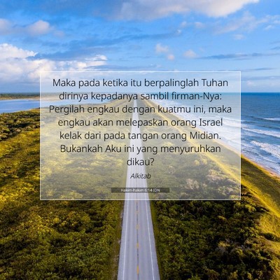 Hakim-hakim 6:14 IDN Gambar Ayat Alkitab