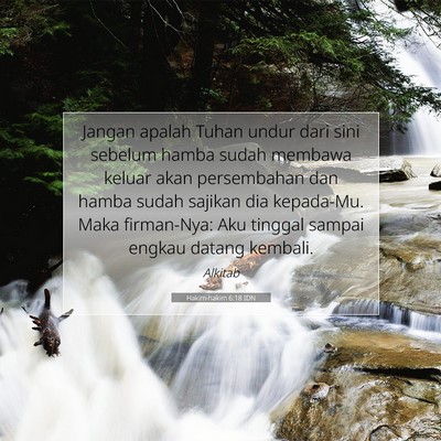 Hakim-hakim 6:18 Ayat Alkitab Dijelaskan