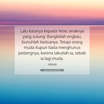 Hakim-hakim 8:20 IDN Gambar Ayat Alkitab
