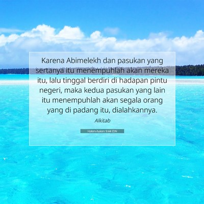 Hakim-hakim 9:44 Ayat Alkitab Dijelaskan