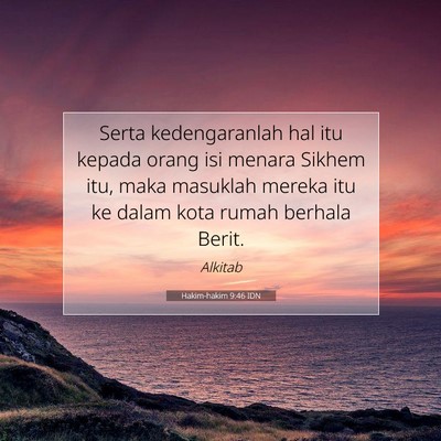 Hakim-hakim 9:46 Ayat Alkitab Dijelaskan