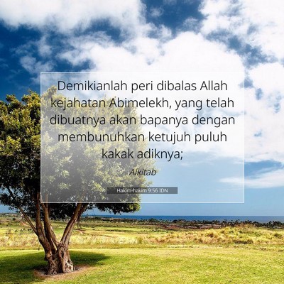 Hakim-hakim 9:56 IDN Gambar Ayat Alkitab