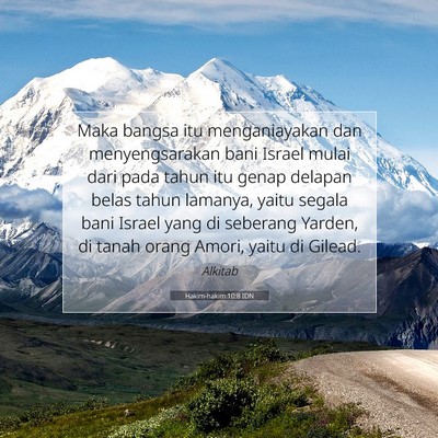Hakim-hakim 10:8 IDN Gambar Ayat Alkitab