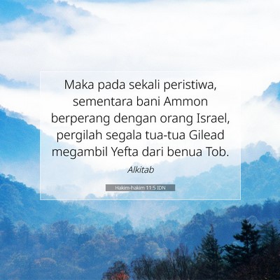 Hakim-hakim 11:5 IDN Gambar Ayat Alkitab