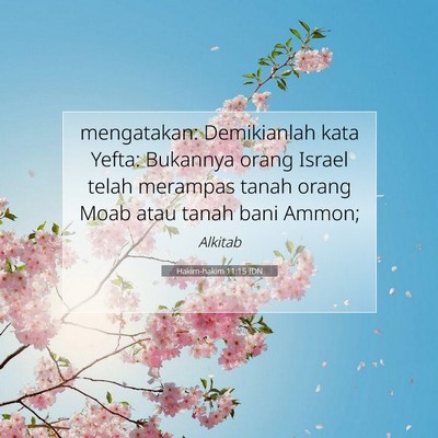 Hakim-hakim 11:15 IDN Gambar Ayat Alkitab