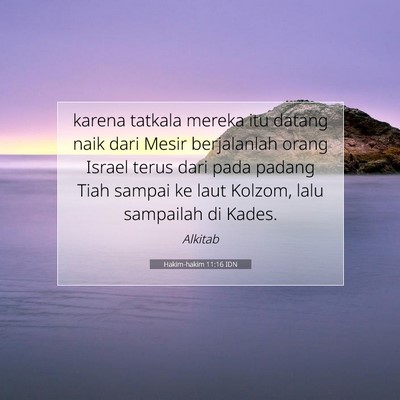 Hakim-hakim 11:16 IDN Gambar Ayat Alkitab