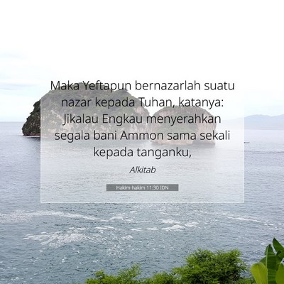 Hakim-hakim 11:30 IDN Gambar Ayat Alkitab