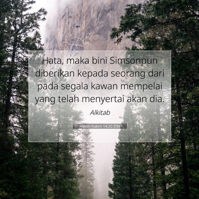Hakim-hakim 14:20 Ayat Alkitab Dijelaskan