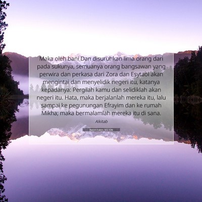 Hakim-hakim 18:2 IDN Gambar Ayat Alkitab