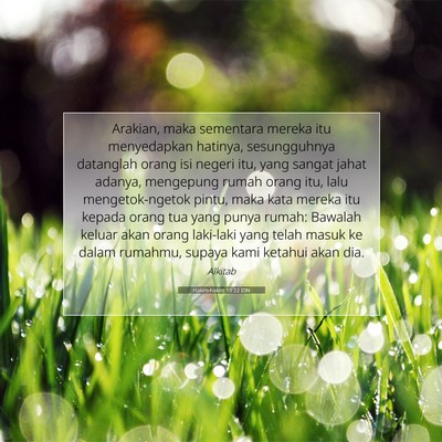 Hakim-hakim 19:22 IDN Gambar Ayat Alkitab