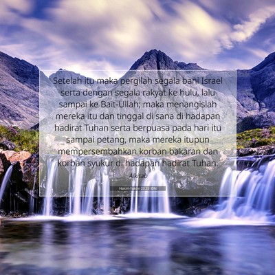Hakim-hakim 20:26 IDN Gambar Ayat Alkitab