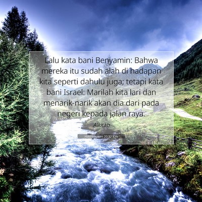 Hakim-hakim 20:32 Ayat Alkitab Dijelaskan