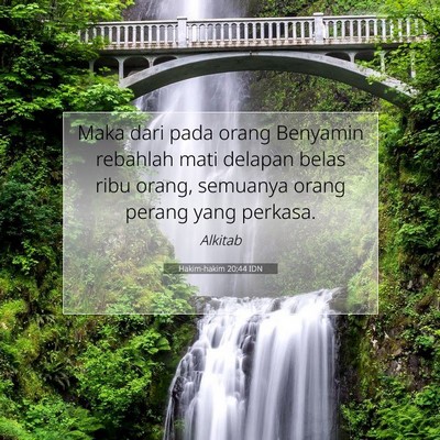 Hakim-hakim 20:44 IDN Gambar Ayat Alkitab