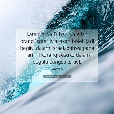 Hakim-hakim 21:3 Ayat Alkitab Dijelaskan