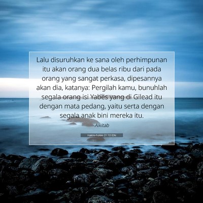 Hakim-hakim 21:10 IDN Gambar Ayat Alkitab